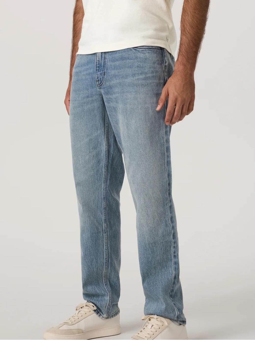 Vuori Vintage Jean Classic Fit Mens Sz 33 Light Wash Stretch Denim Jeans Casual - Picture 10 of 10